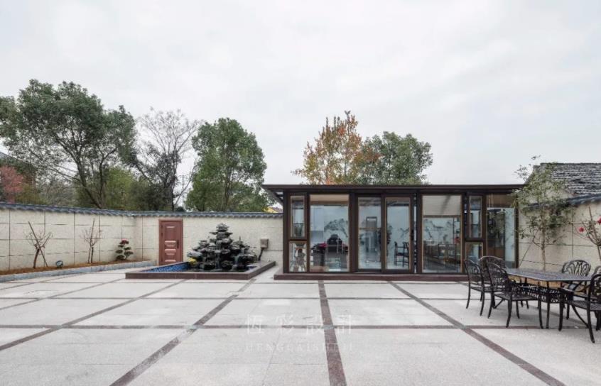 杭州农村自建排屋装修院子图.jpg