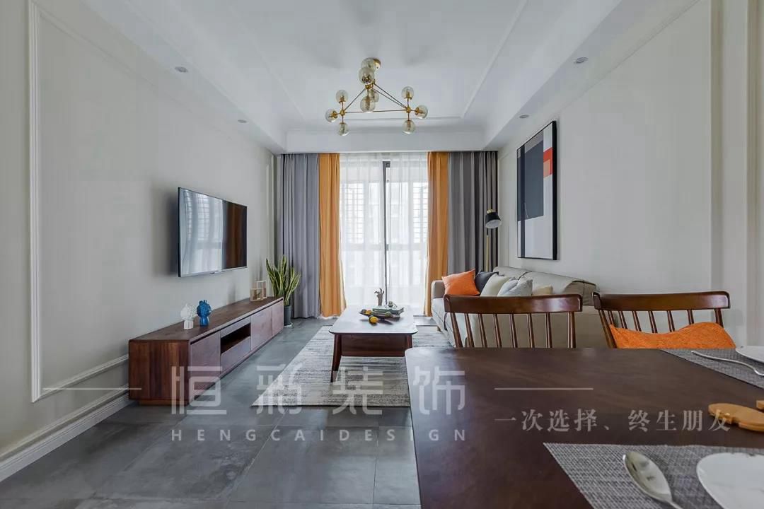 杭州方正御星三室两厅北欧风设计案例